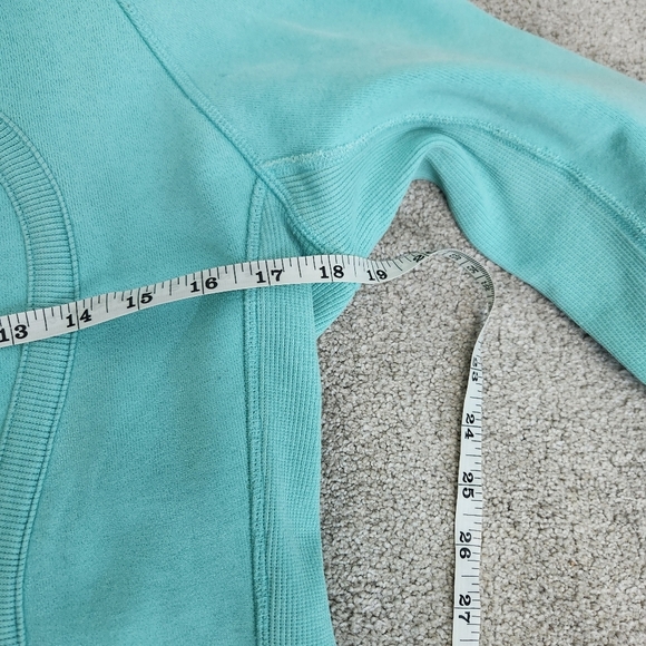 Lululemon Scuba Hoodie Hooded Sweatshirt Tiel Size 8 Fits Medium Cozy Comfy - Picture 8 of 12